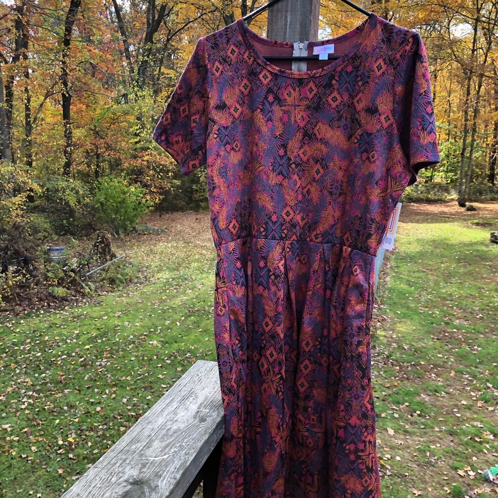 LuLa Roe dress -Amelia size 2x NWT